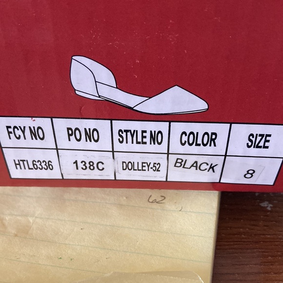 Breckelles Dollie 52 black faux Suede Pointed Toe Flats size 8 Brand new - Picture 5 of 5